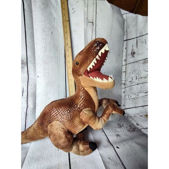 Wild Republic~17 Inch Velociraptor Plush Dinosaur~Stuffed Toy Animal - Picture 11 of 11